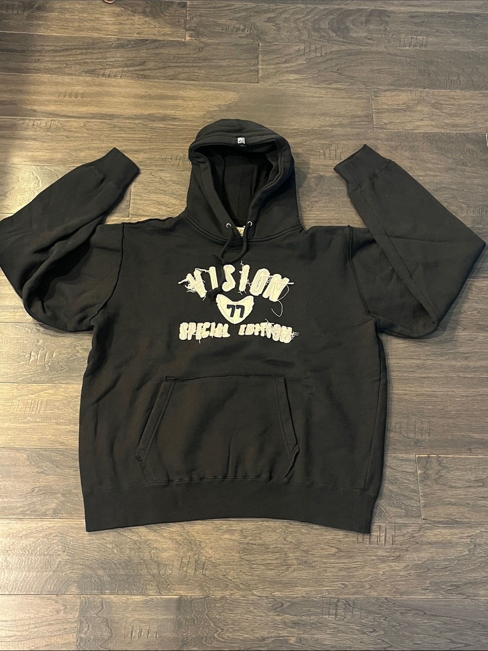 Vision Street Wear VSW Hoodie Sweatshirt new black Skate Skateboard Mens Medium